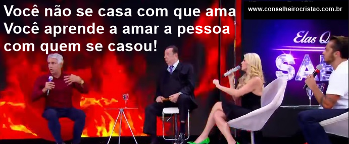 Você não se casa com quem ama - Pastor Claudio Duarte, Raul Gil e Thammy