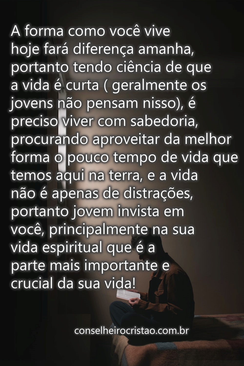 Uma mensagem para todos os jovens cristãos, leia e seja edificado(a).