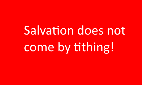 Heresies about tithing