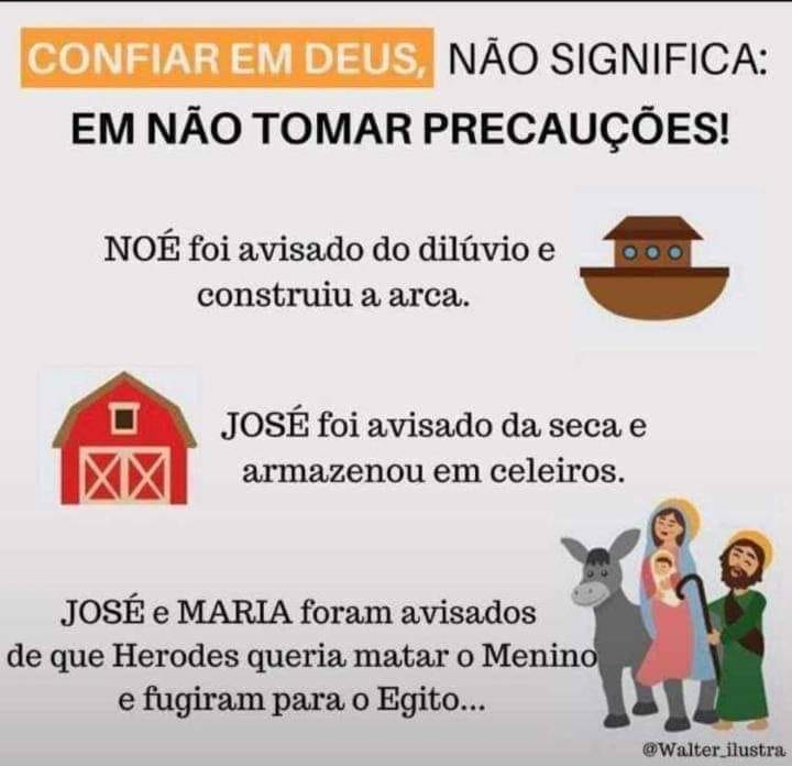 Confiar em Deus e Também se Precaver