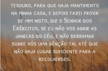 Interpretação de Malaquias 3:10