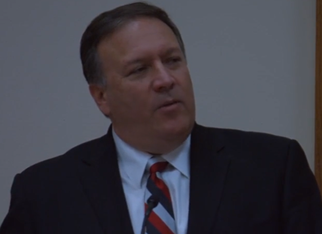 Novo diretor da CIA de Trump (Mike Pompeo) - Jesus Cristo é a única solução para o nosso mundo 