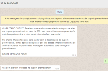 Golpe do Mercado Pago