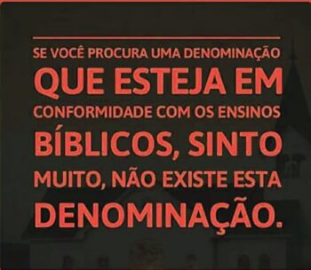 Denominação Bíblica Existe?