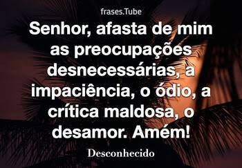 Ore ao Criador, para que fique com o coração em paz e equilibrado.