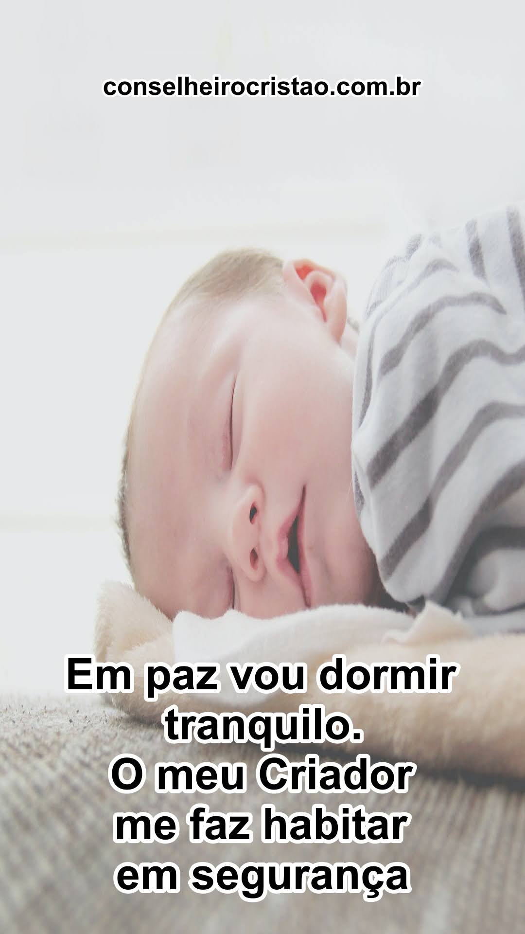 Imagem de bebê dormindo no artigo Palavra Bíblica do Dia 18-01-2023
Site conselheirocristao.com.br