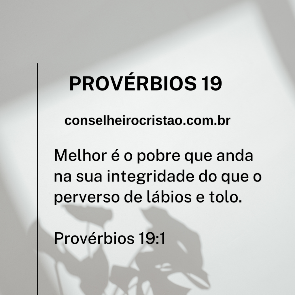 Provérbios Capítulo 19