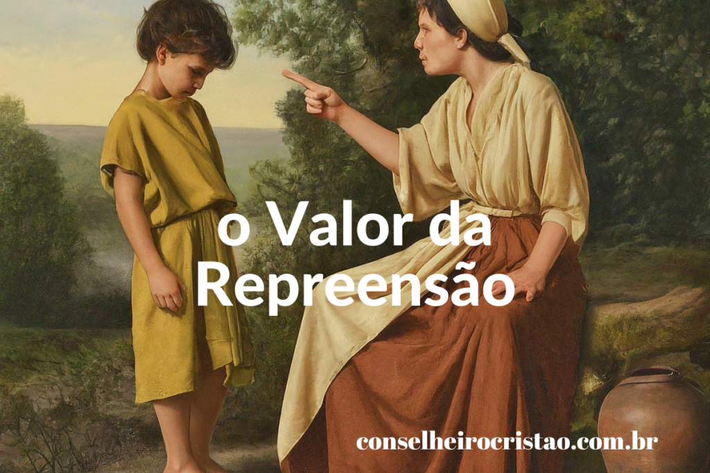 o Valor da Repreensão
Provérbios 25