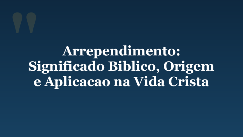 Arrependimento