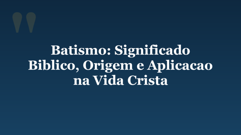 Batismo