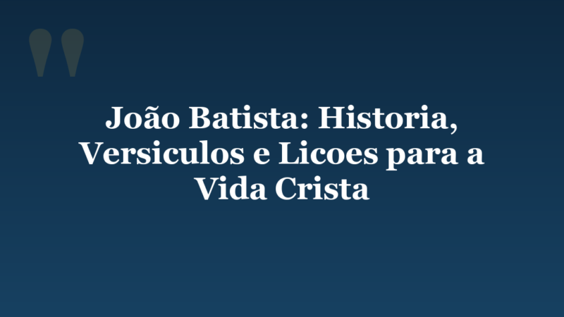 Joao batista