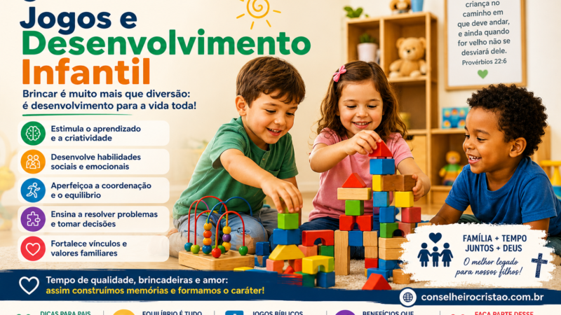 Os Benefícios dos Jogos para o Desenvolvimento Infantil: O que a Ciência e a Bíblia nos Ensinam