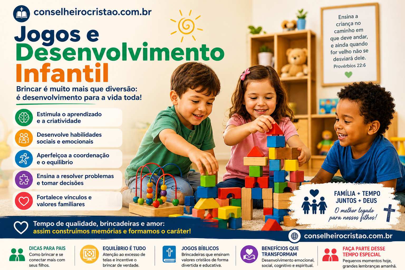 Os Benefícios dos Jogos para o Desenvolvimento Infantil - Conselheiro Cristão