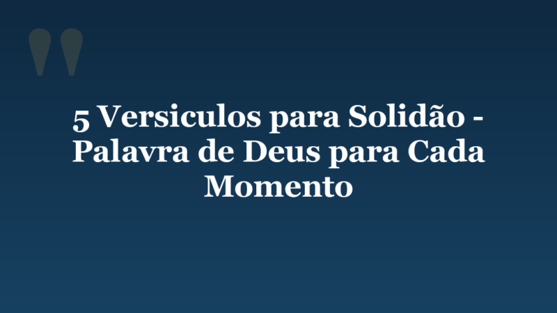 Solidao